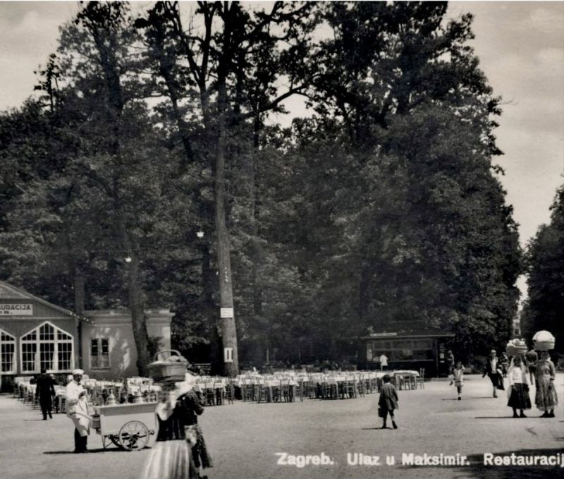 Park Maksimir, ulaz oko 1930-ih godina